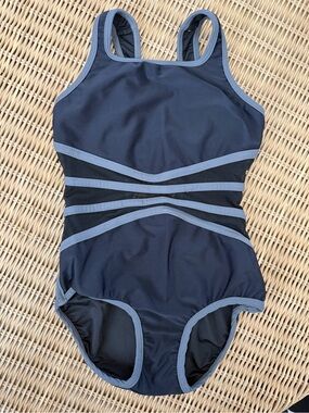 FIVE THE LABEL Black and Grey Leotard